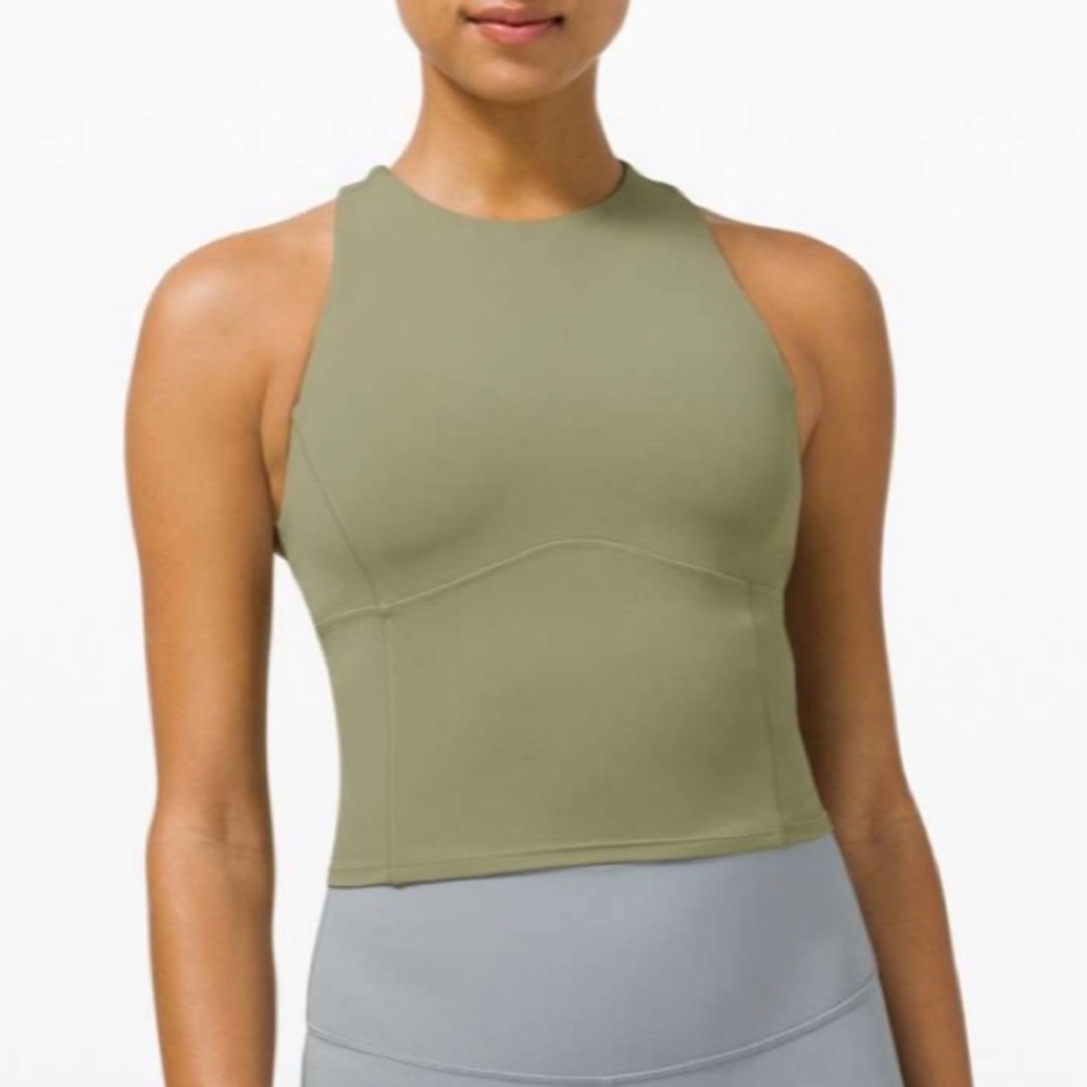 Lululemon Key to Balance Tank - Rosemary Green size 8